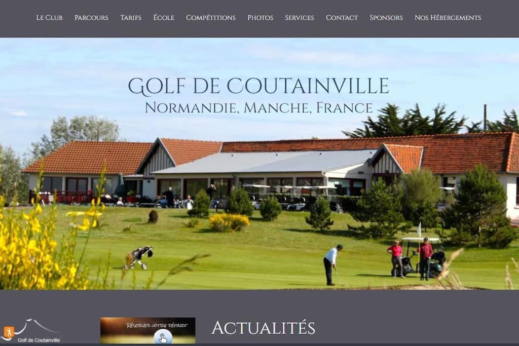 Maison Bord De Mer Individuel Gouville-sur-Mer Exterior foto